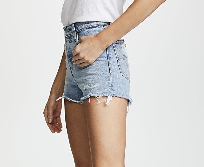Levi's High Rise Wedgie Shorts, Women's Fashion, Bottoms, Jeans & Leggings  on Carousell