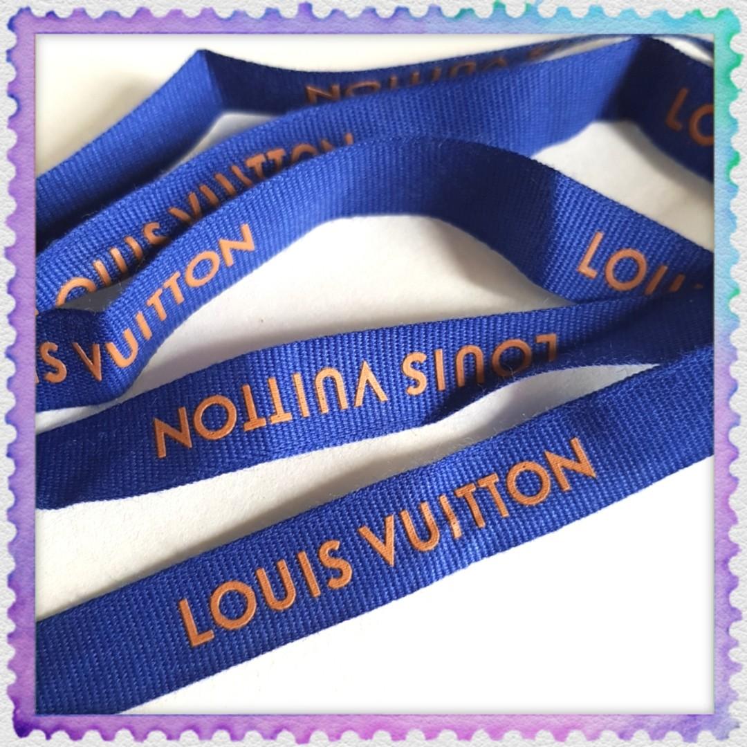 Louis Vuitton LV original ribbon blue