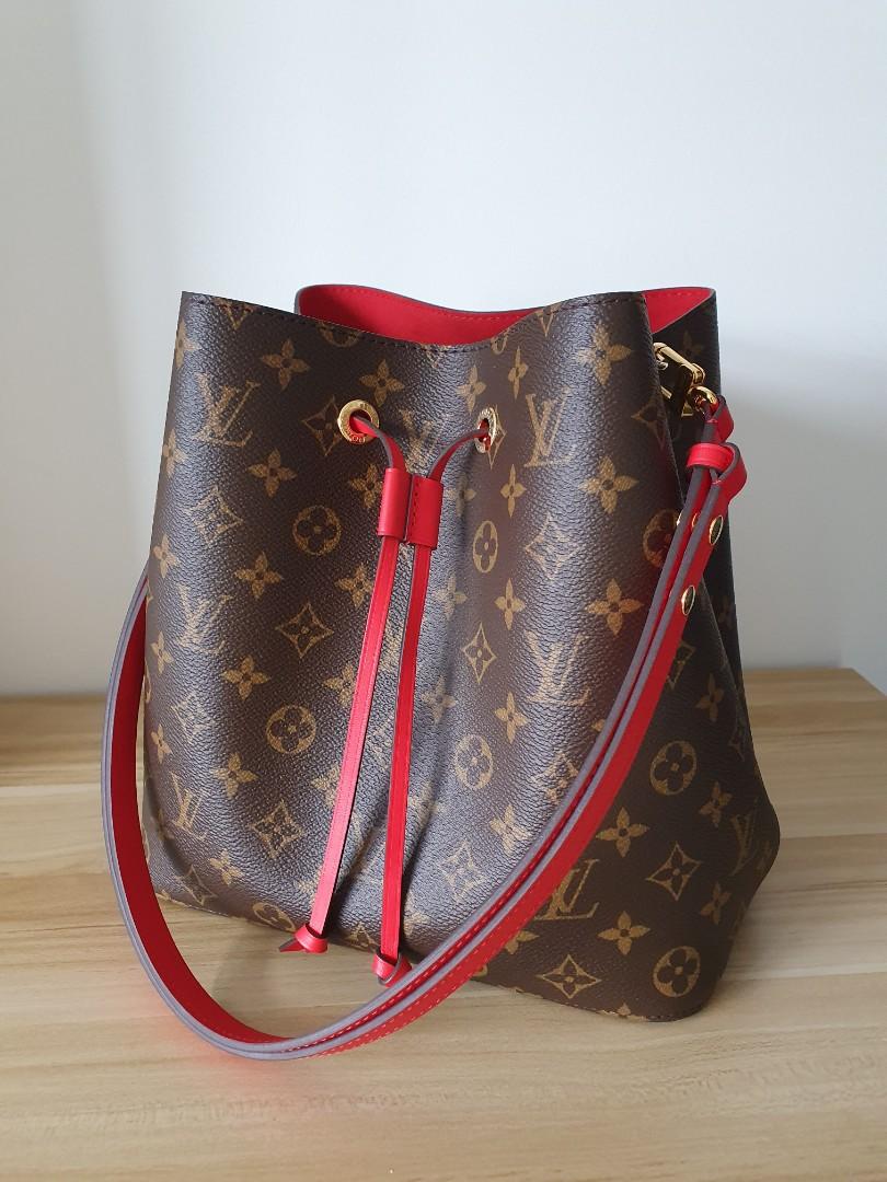 Louis Vuitton NeoNoe MM Monogram Coquelicot, Luxury, Bags \u0026 Wallets,  Handbags on Carousell
