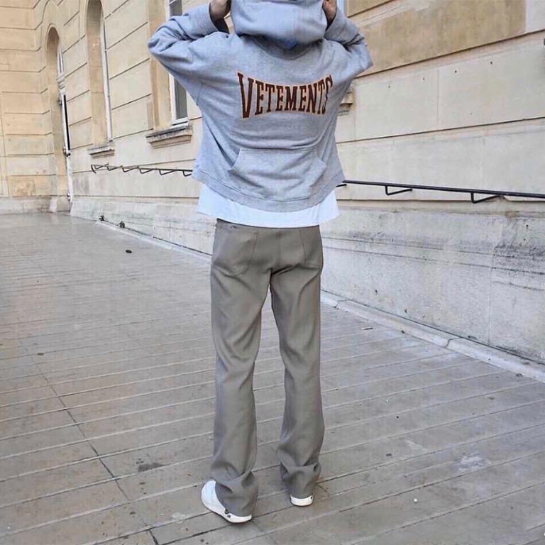 Flared chinos