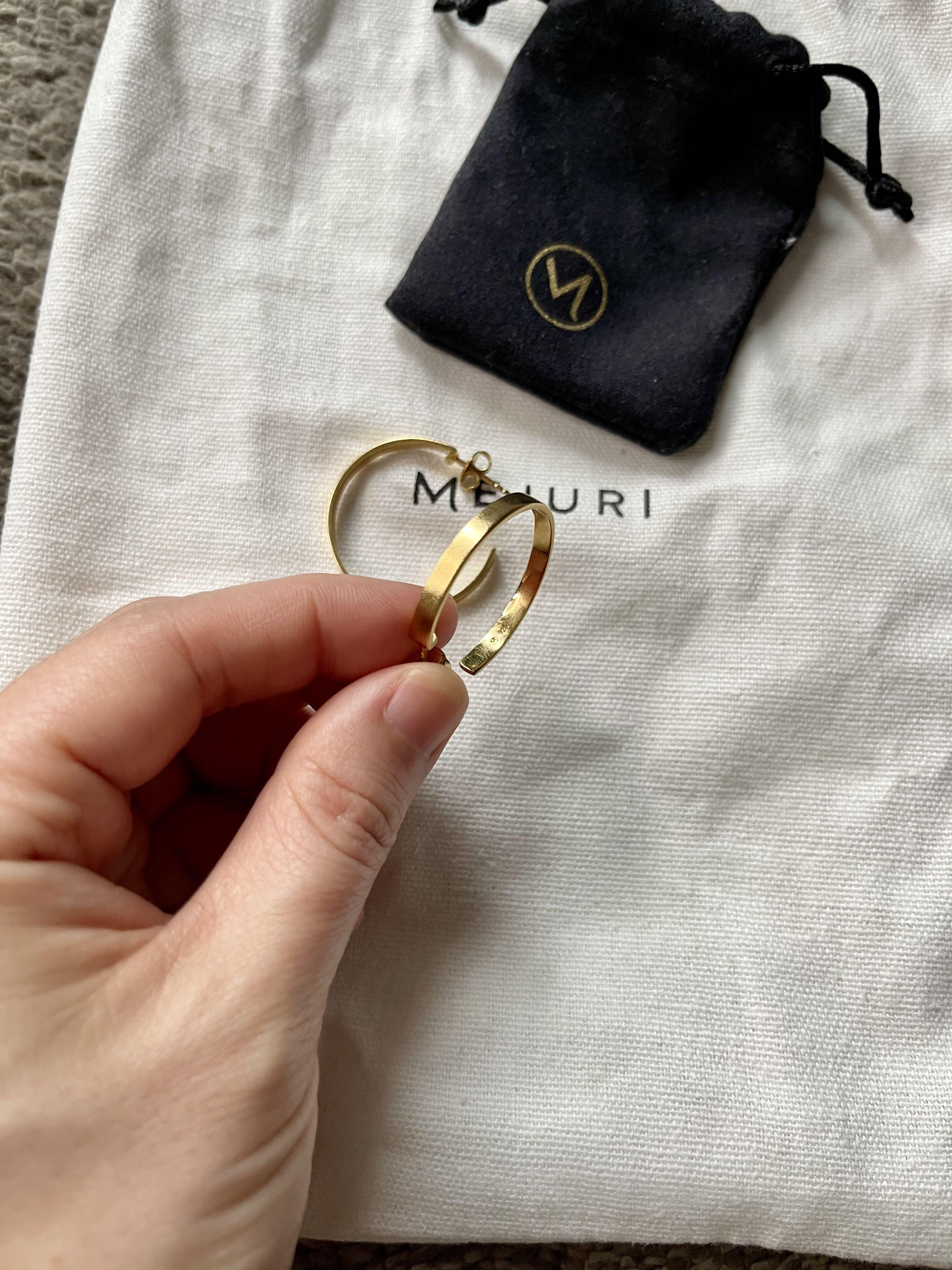 Mejuri Gold Vermeil Boyfriend Hoops
