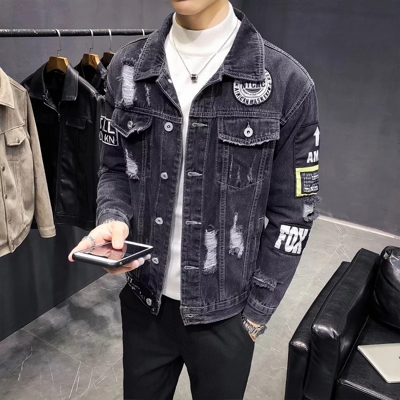 Gents denim jacket sales