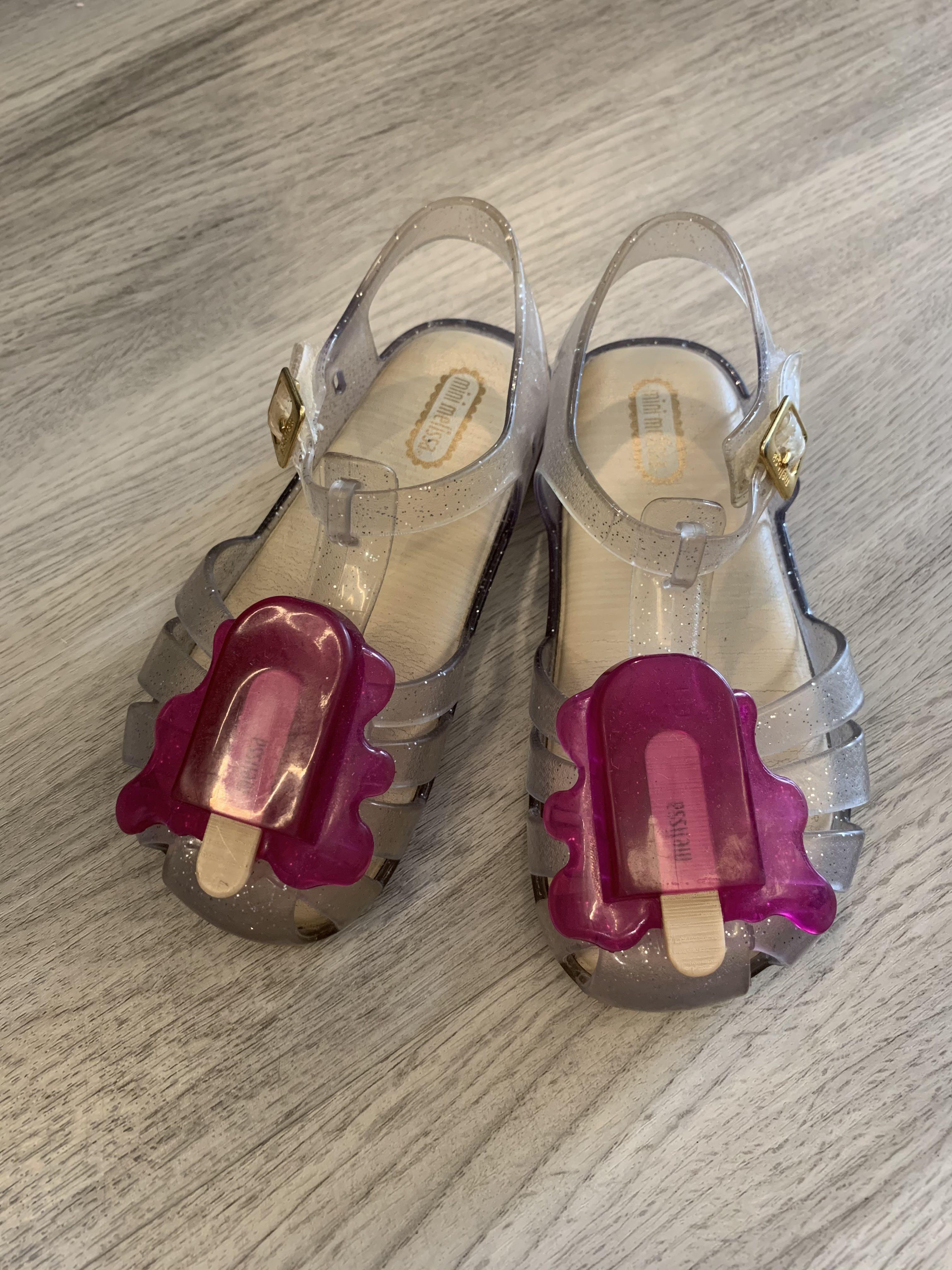 mini melissa popsicle sandals