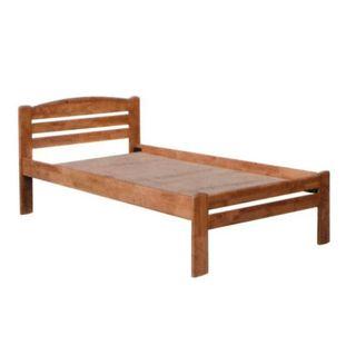 Minimalist solid wooden single bed frame