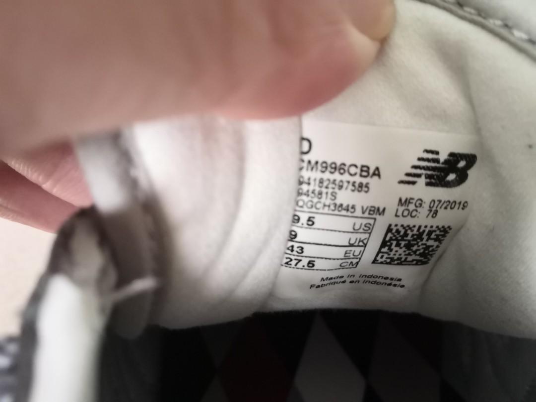 New balance clearance 996 pigskin