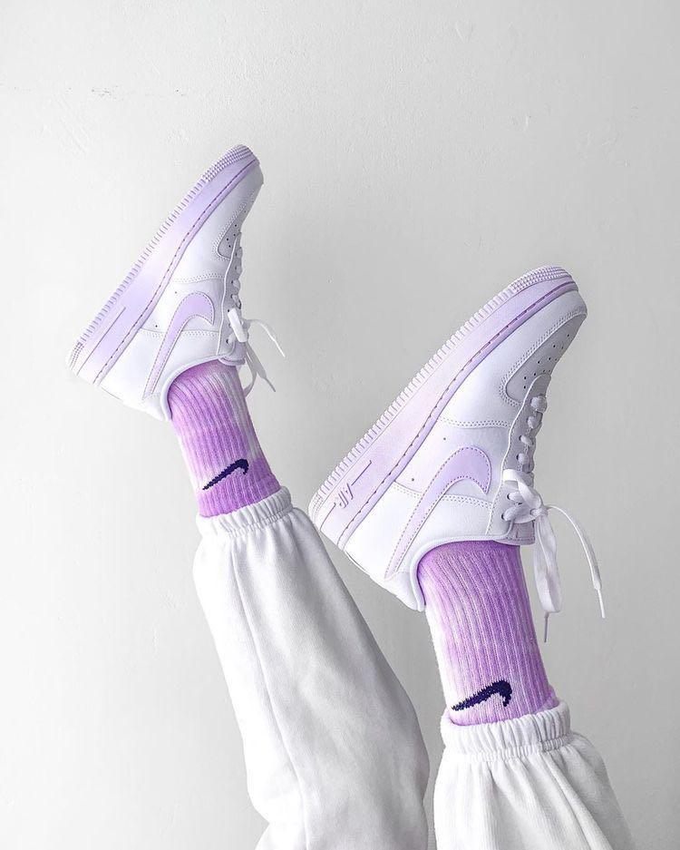 Nike Air Force Barely Grape, Women's Fashion, Footwear, Sneakers