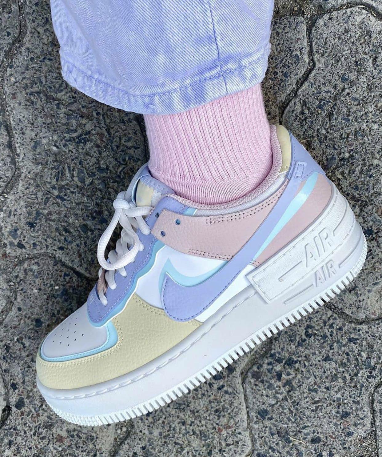 Nike Air Force 1 Shadow Pastel, Women's Fashion, Footwear, Sneakers on ...