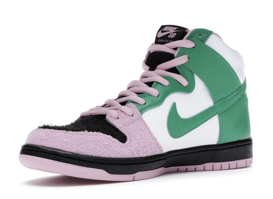 nike dunk high inverted celtic