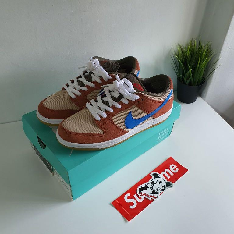 nike dunk low corduroy