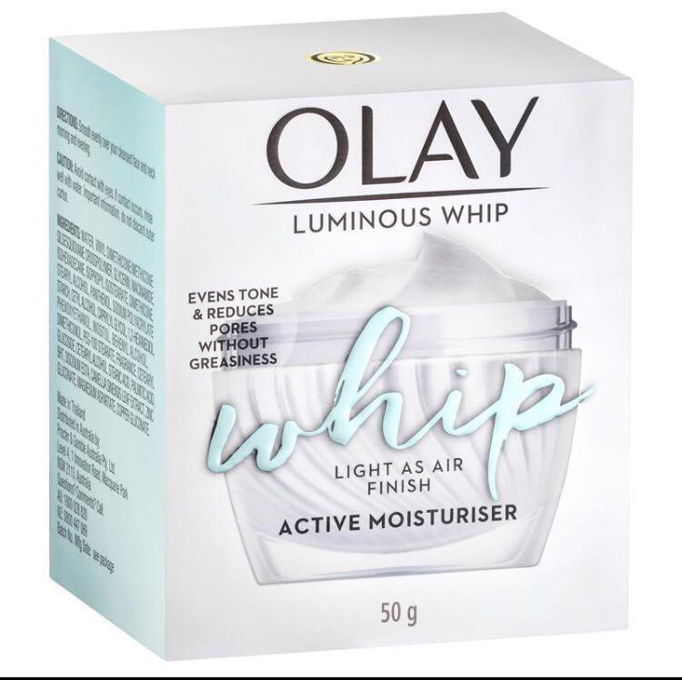 olay whip moisturiser