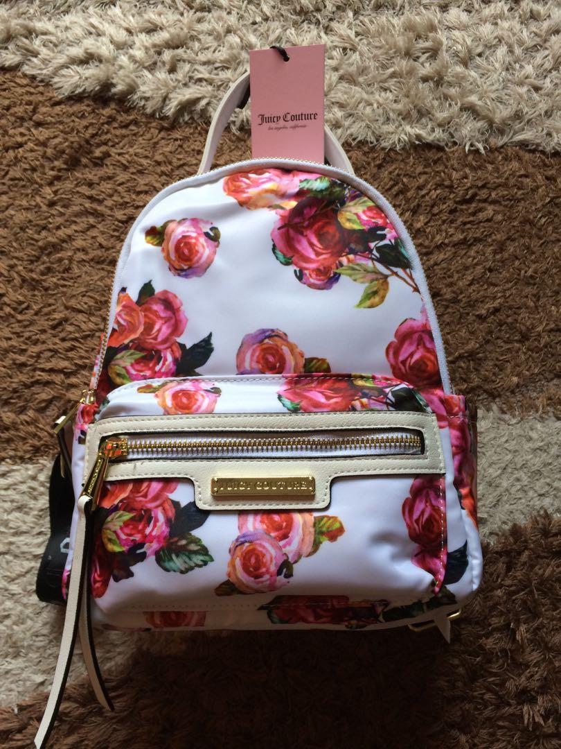 Original Juicy Couture WhiteBrand New Rose Print Rosie Floral