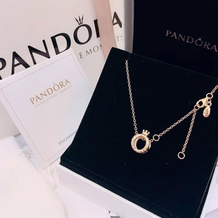 Pan Rosegold Crown Necklace, Women's 