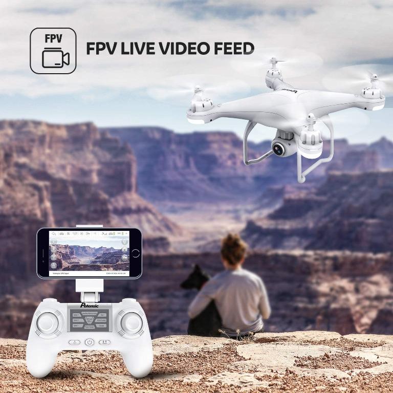 Potensic t25 gps fpv rc top drone with camera
