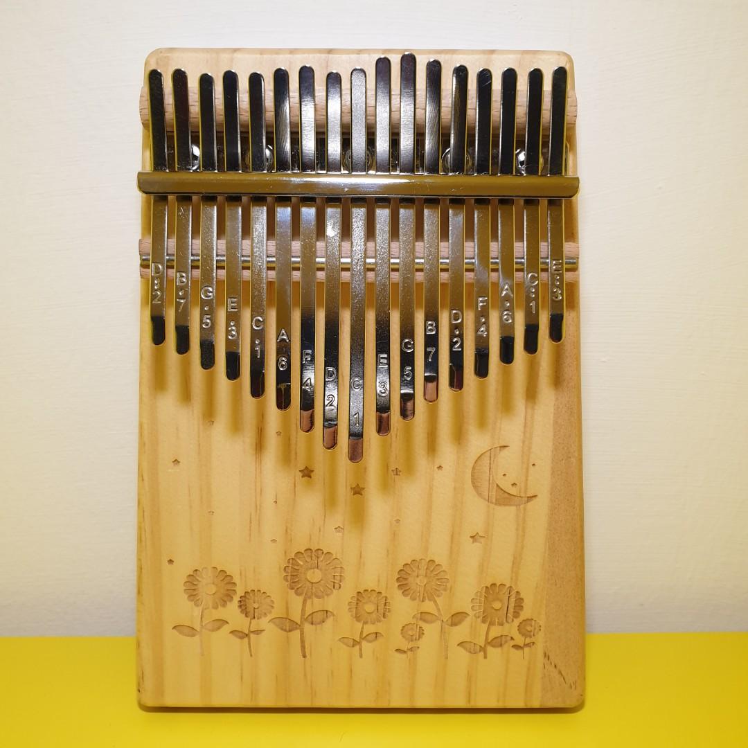 Ready Stock 17 Keys Flat Board Kalimba Hobbies Toys Music