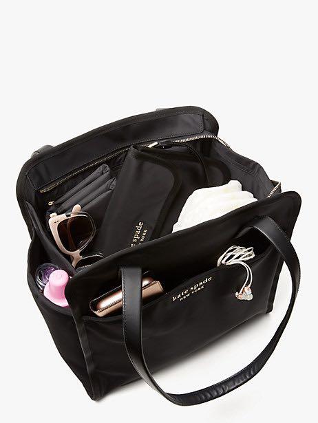 SALES Kate Spade Daily Large Diaper Bag Handbag Shoulder Bag Tote Nylon Black