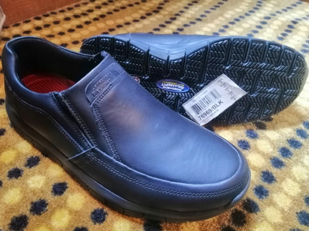Skechers for work men's hotsell 76969 solace work shoe