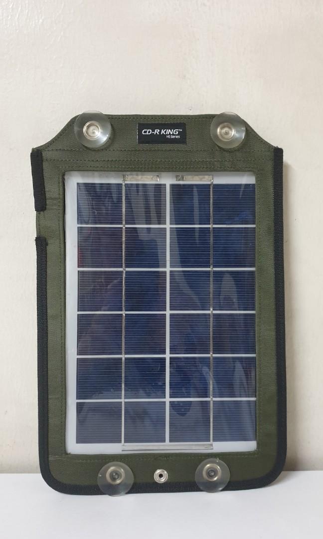 Solar USB Charger for cellphones (Category: Chargers) located in Manila. Submitted by zandre615 (Listing ID 1052152671, Image 2). Description: Portable solar usb charger With 4 suction cap can be mounted on windshield With panel bag with strap Can be strap to backpack Good for camping, hiking, biking etc.