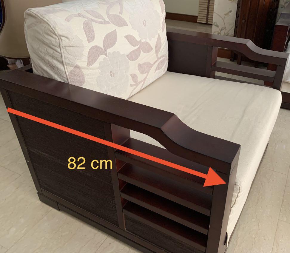 Solid Wood Sofa Zen Design Furniture Sofas On Carousell