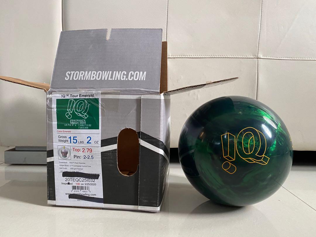Storm IQ Tour Emerald Bowling Ball 15 Lbs 2oz BNIB Sports Equipment 