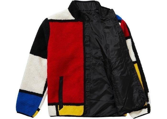 賣場唯一這價格只賣1天Supreme Reversible Colorblocked Fleece Jacket