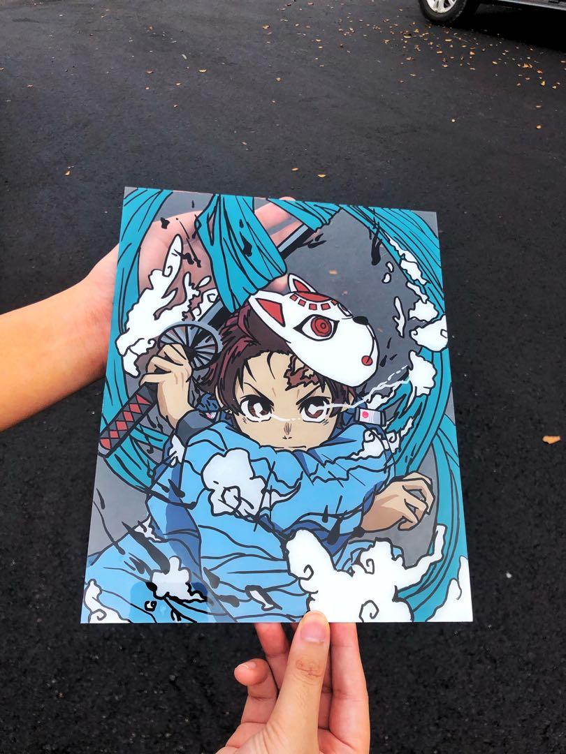 Tanjiro Glass Painting Design Craft Artwork On Carousell It has been serialized in weekly shōnen jump since february 15, 2016, with the individual chapters collected and published by shueisha. tanjiro glass painting
