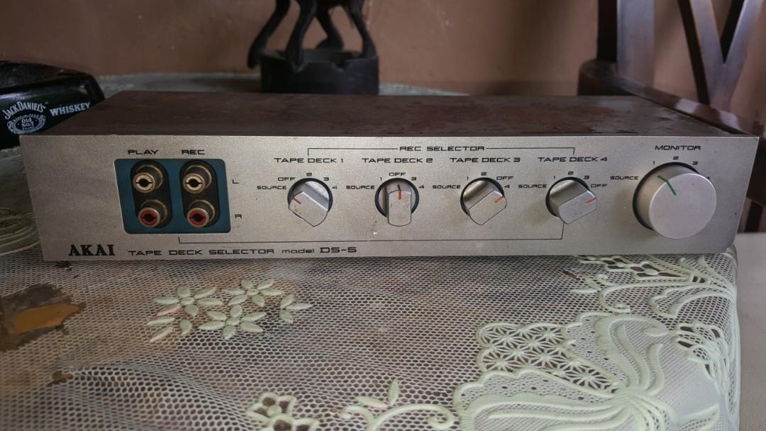 Tape deck selector akai ds5, Elektronik, Audio di Carousell