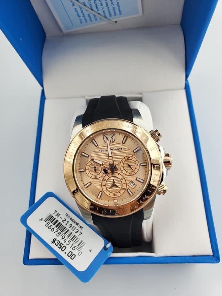 Techno marine Manta ray rosegold (Category: Luxury Watches) located in Paranaque City. Submitted by FLess.ph (Listing ID 1052299474, Image 1). Description: Manta ray rosegold his and her 42 mm mens size / womens size 38mm.