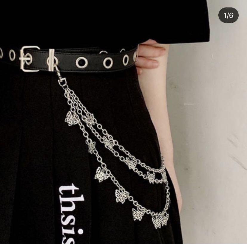 trouser butterfly chain belt Women s Fashion Watches
