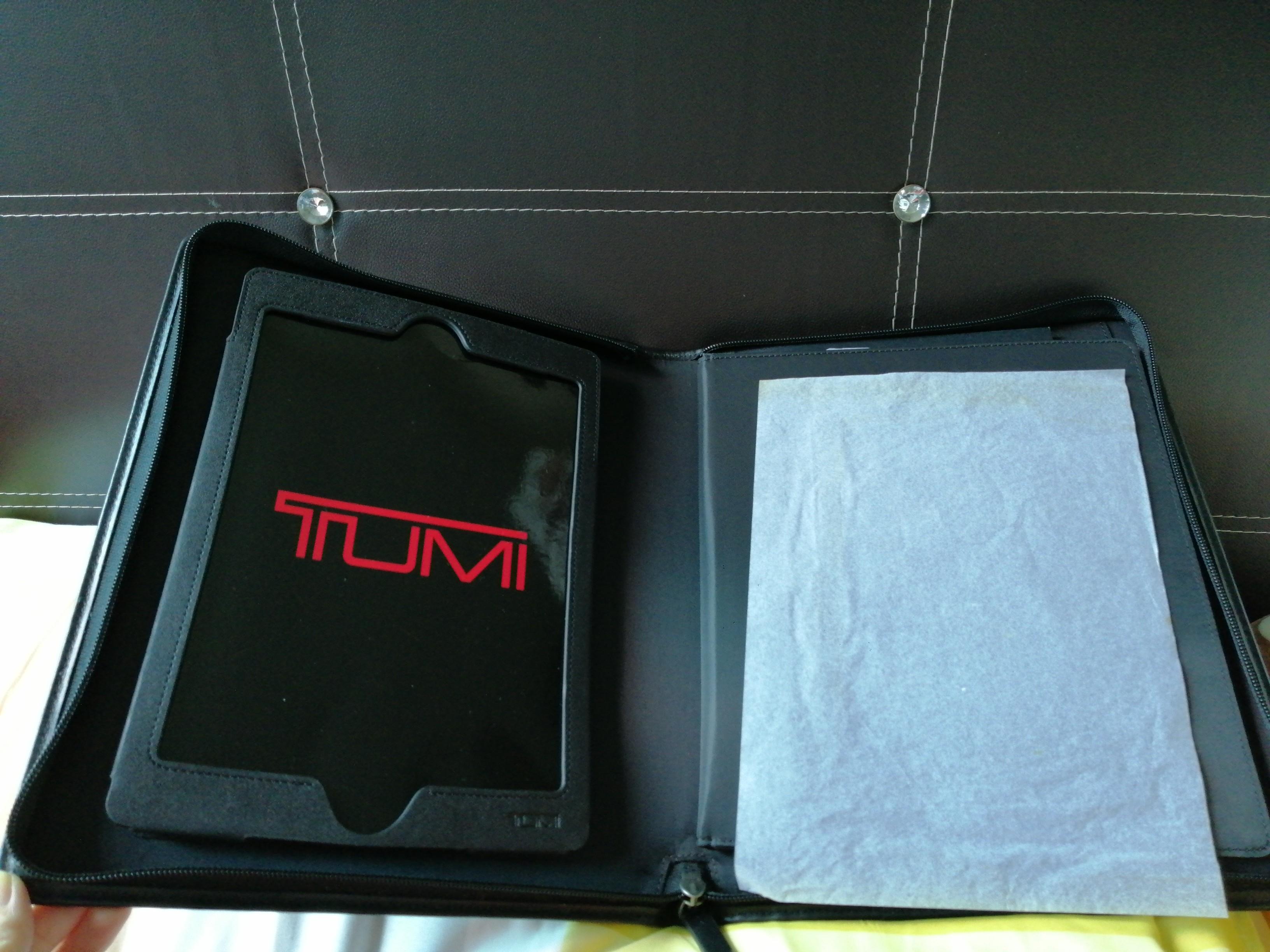TUMI notepad portfolio, Computers & Tech, Parts & Accessories, Other Accessories on Carousell