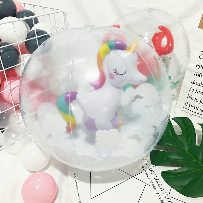 unicorn beach ball
