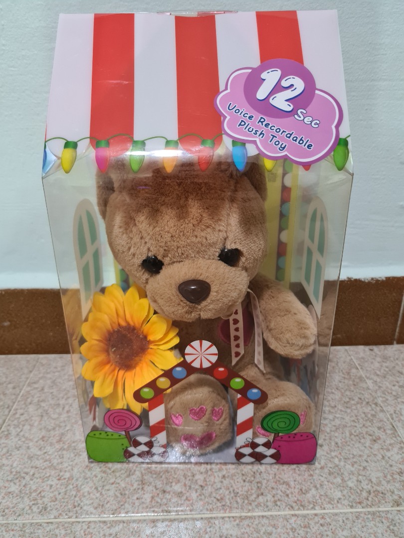 Recordable plush hot sale