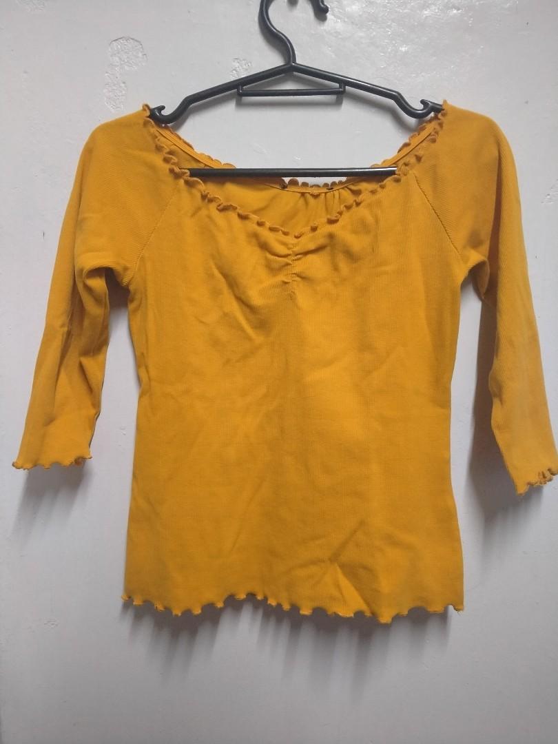 yellow fashion blouses