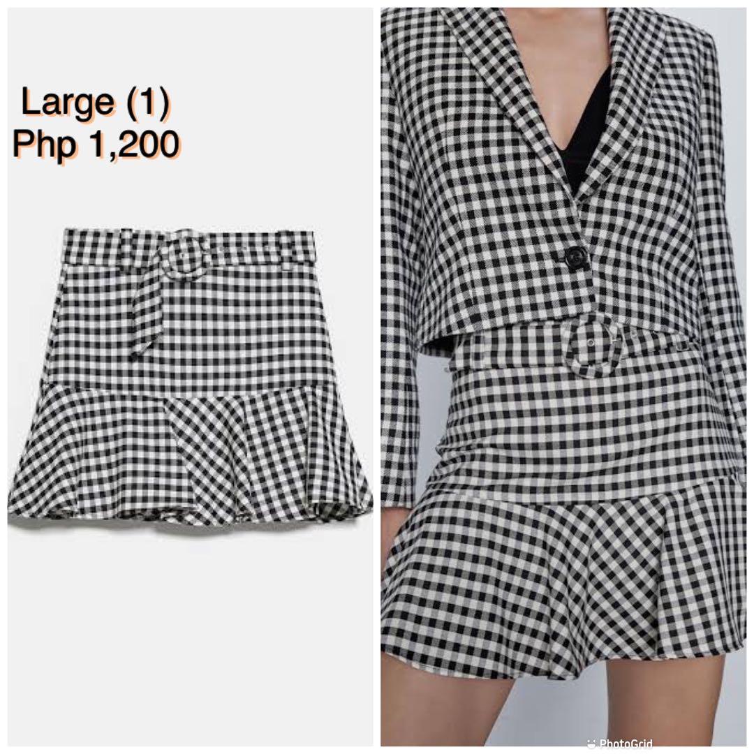 Gingham best sale bermuda skort