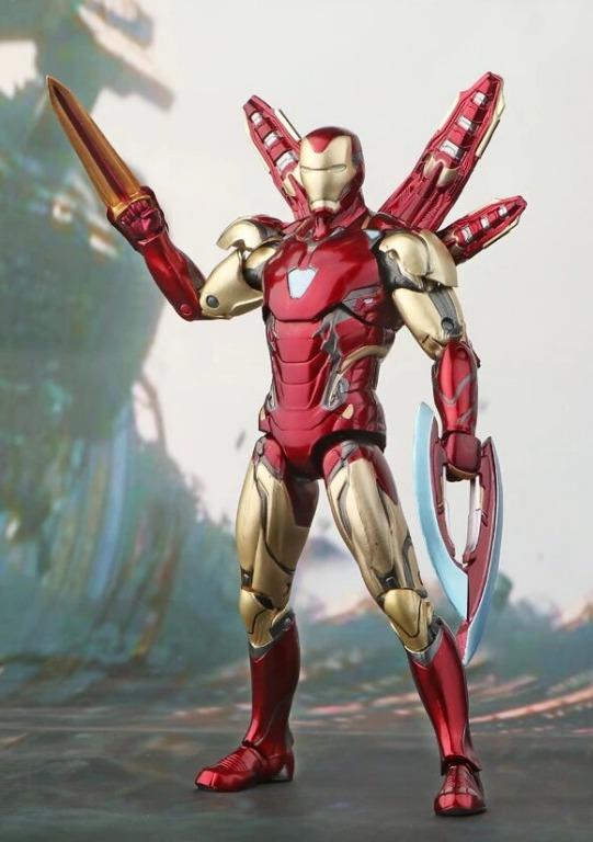 Zd Toys Marvel Avengers Infinity War Endgame Ironman Iron Man Mark 85 Armor  Robot Action Figure, Hobbies & Toys, Toys & Games On Carousell