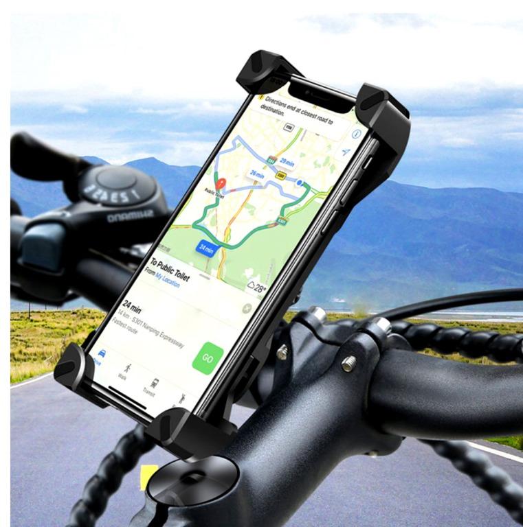 phone holder for bicycle handlebars