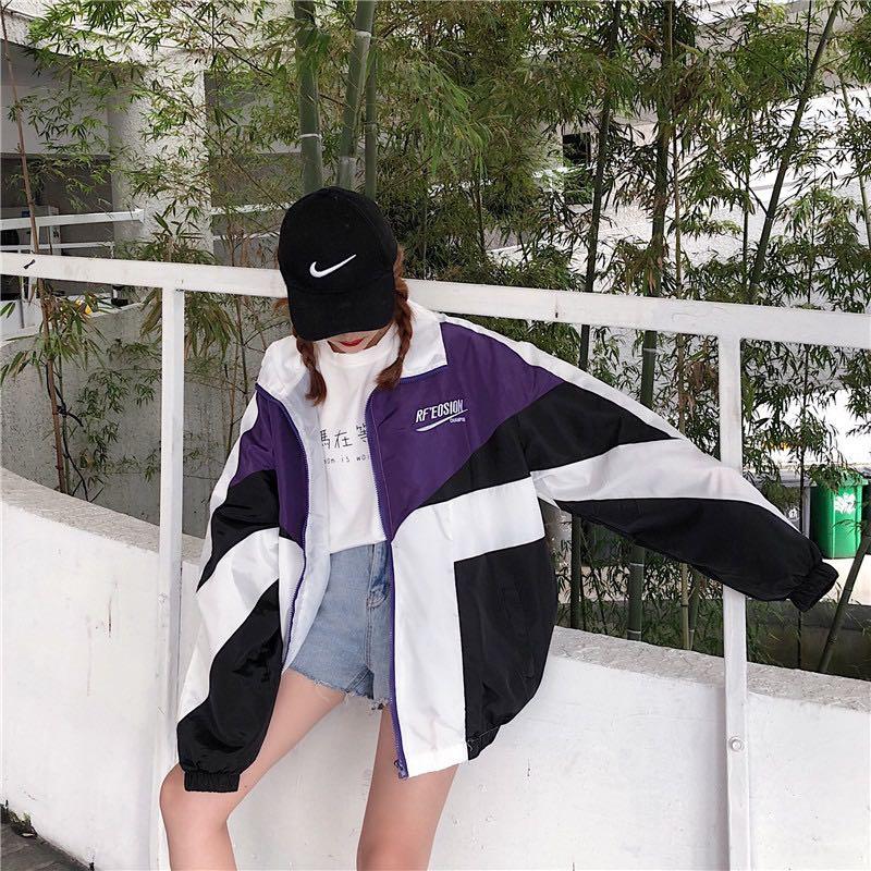 Purple vintage clearance windbreaker