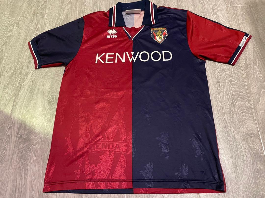 意甲熱拿亞日本國寶三浦知良球衣genoa 男裝 運動服裝 Carousell