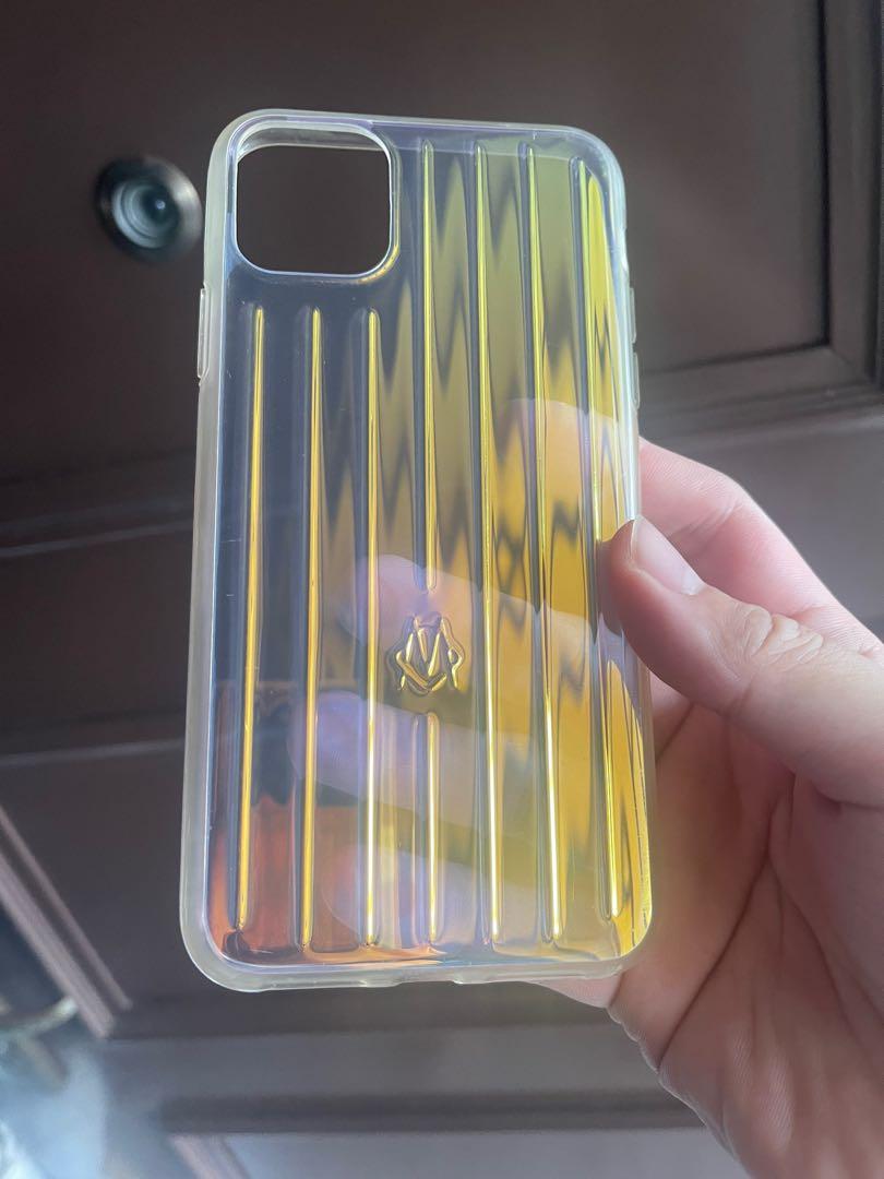 💯 Auth Rimowa Iridescent iPhone 11 Pro 