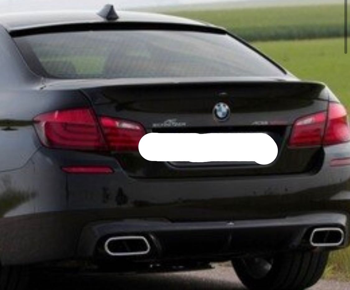 BMW F10 Carbon Fibre AC Schnitzer Roof and Trunk spoiler, Car