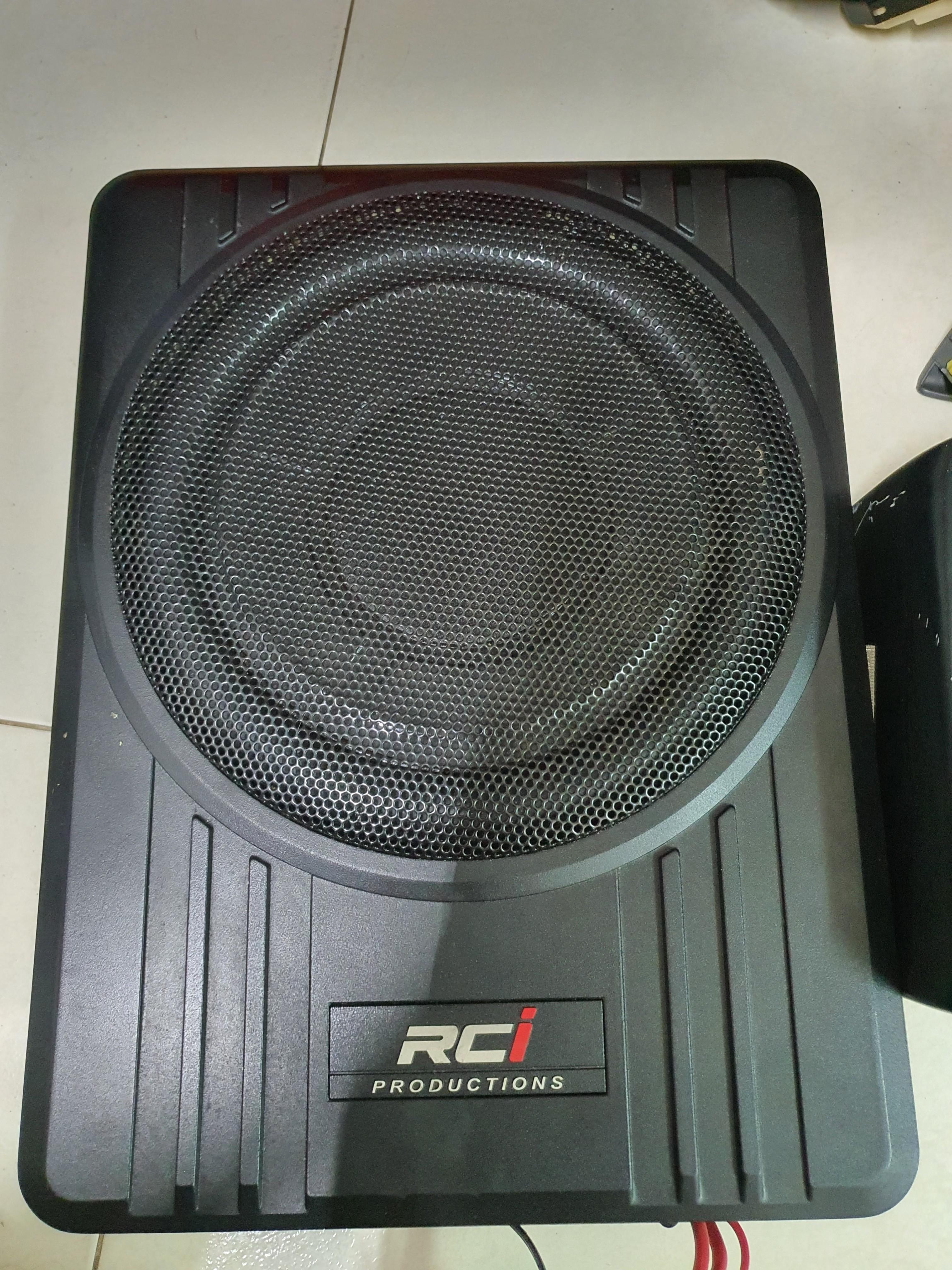 Rci top active subwoofer