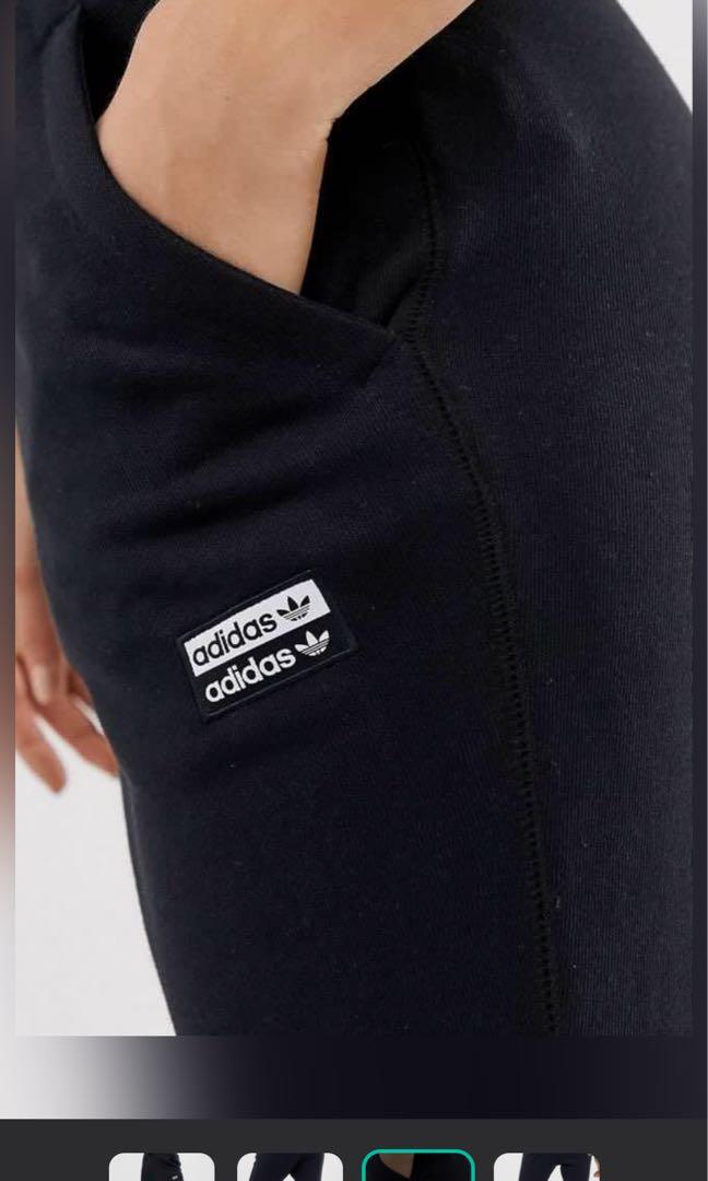 Adidas originals ryv on sale cuffed sweatpants in black