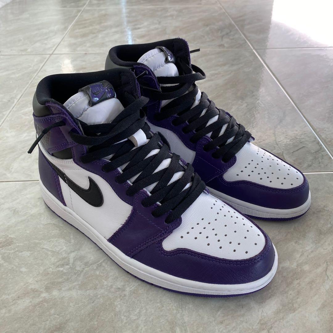 Air Jordan court purple Men's Fashion, Footwear, Sneakers