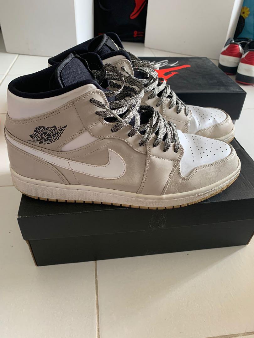 Air jordan 1 mid desert sand deals
