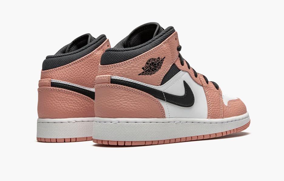Air Jordan 1 MID Pink Quartz, Women's Fashion, Footwear, Sneakers on  Carousell