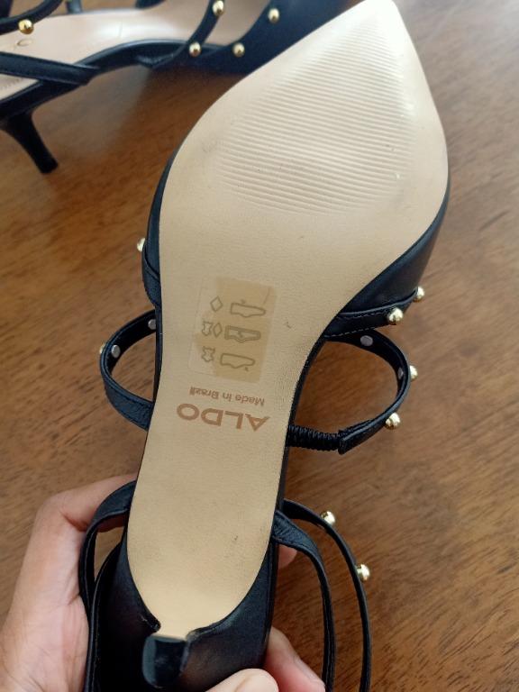Caged clearance kitten heels