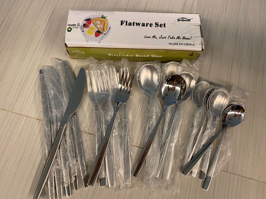 Berglander Flatware Set 20 Pieces Stainless Steel Flatware Set