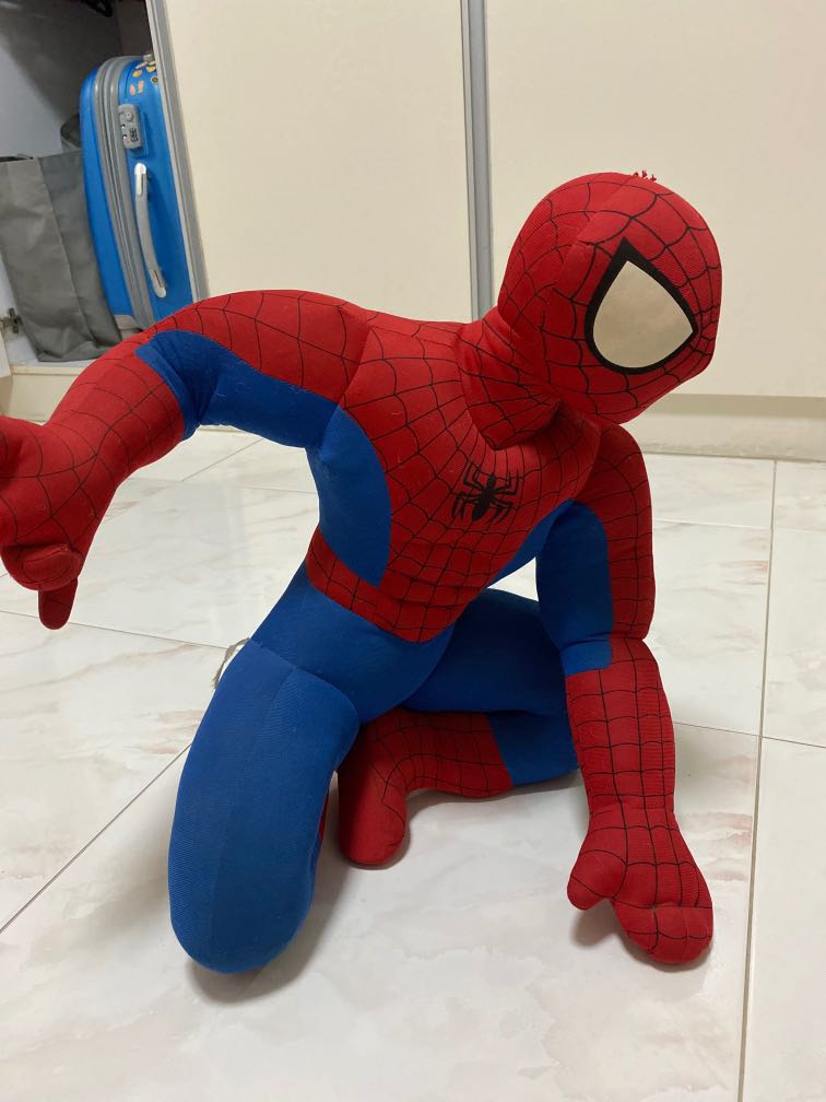 Large spiderman soft toy on sale