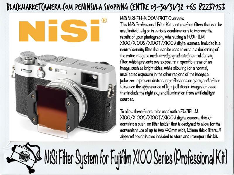 [BMC] NiSi Filter System for Fujifilm X100/X100S/X100T/X100V Sony RX100