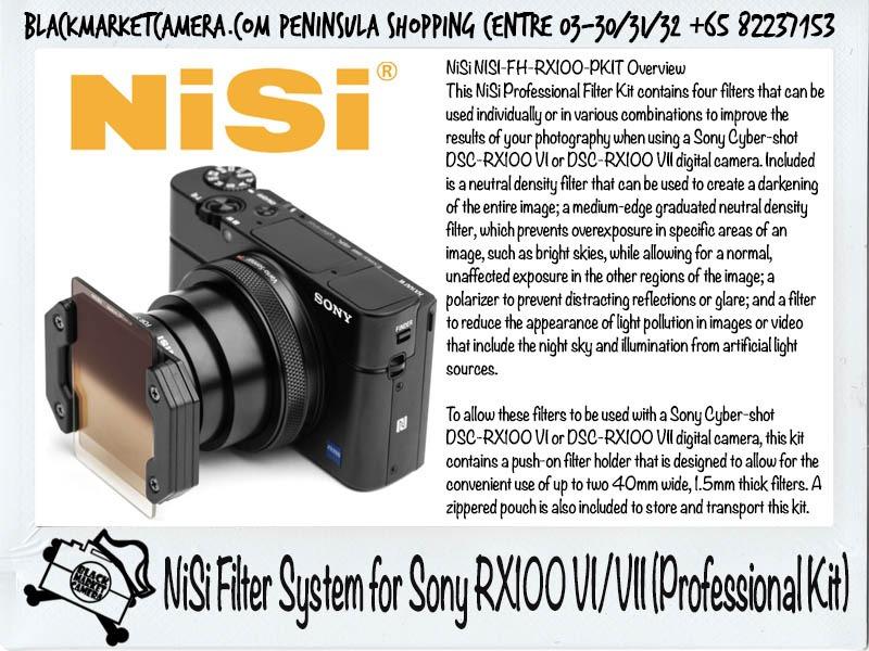 [BMC] NiSi Filter System for Fujifilm X100/X100S/X100T/X100V Sony RX100