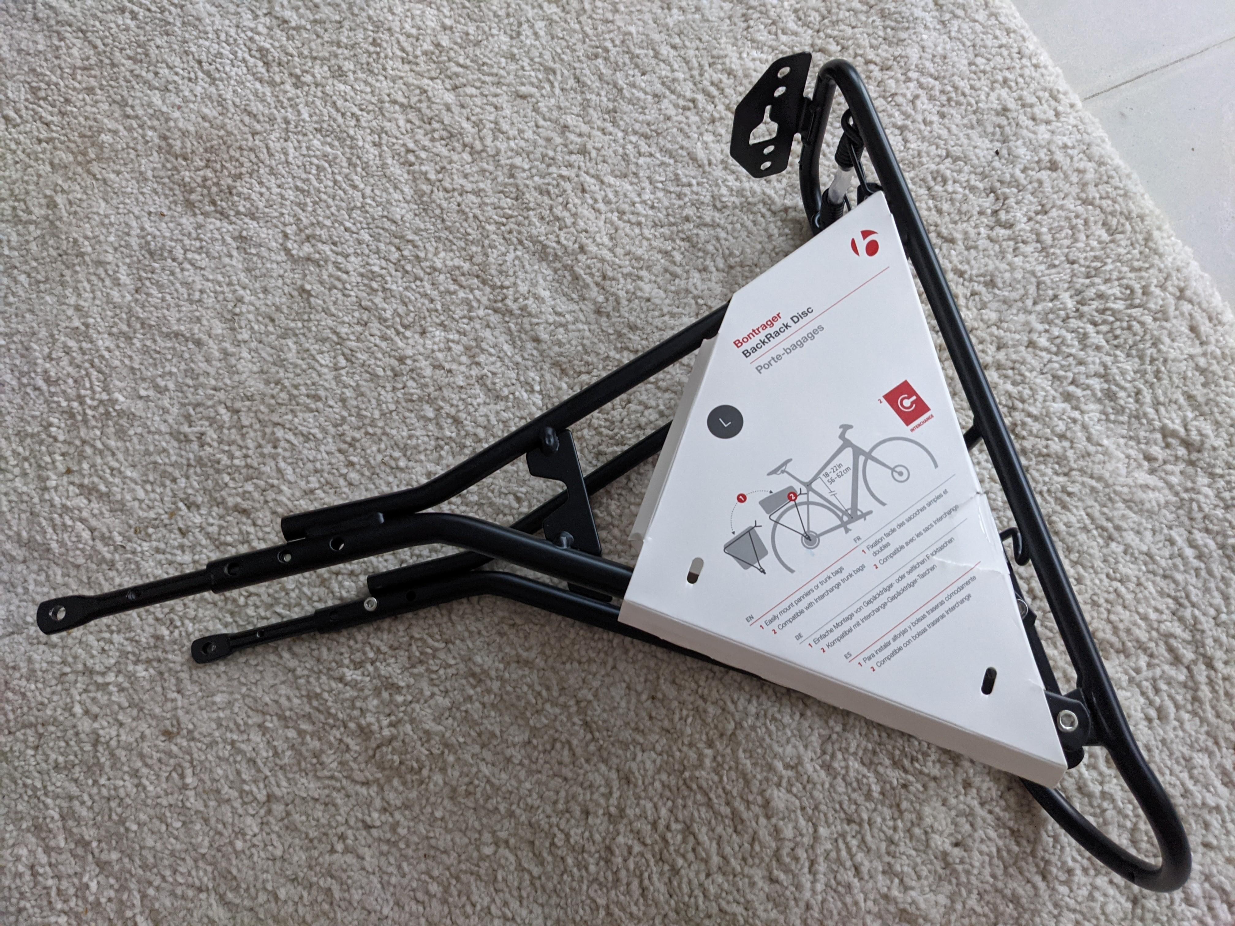 bontrager rear rack bolsa